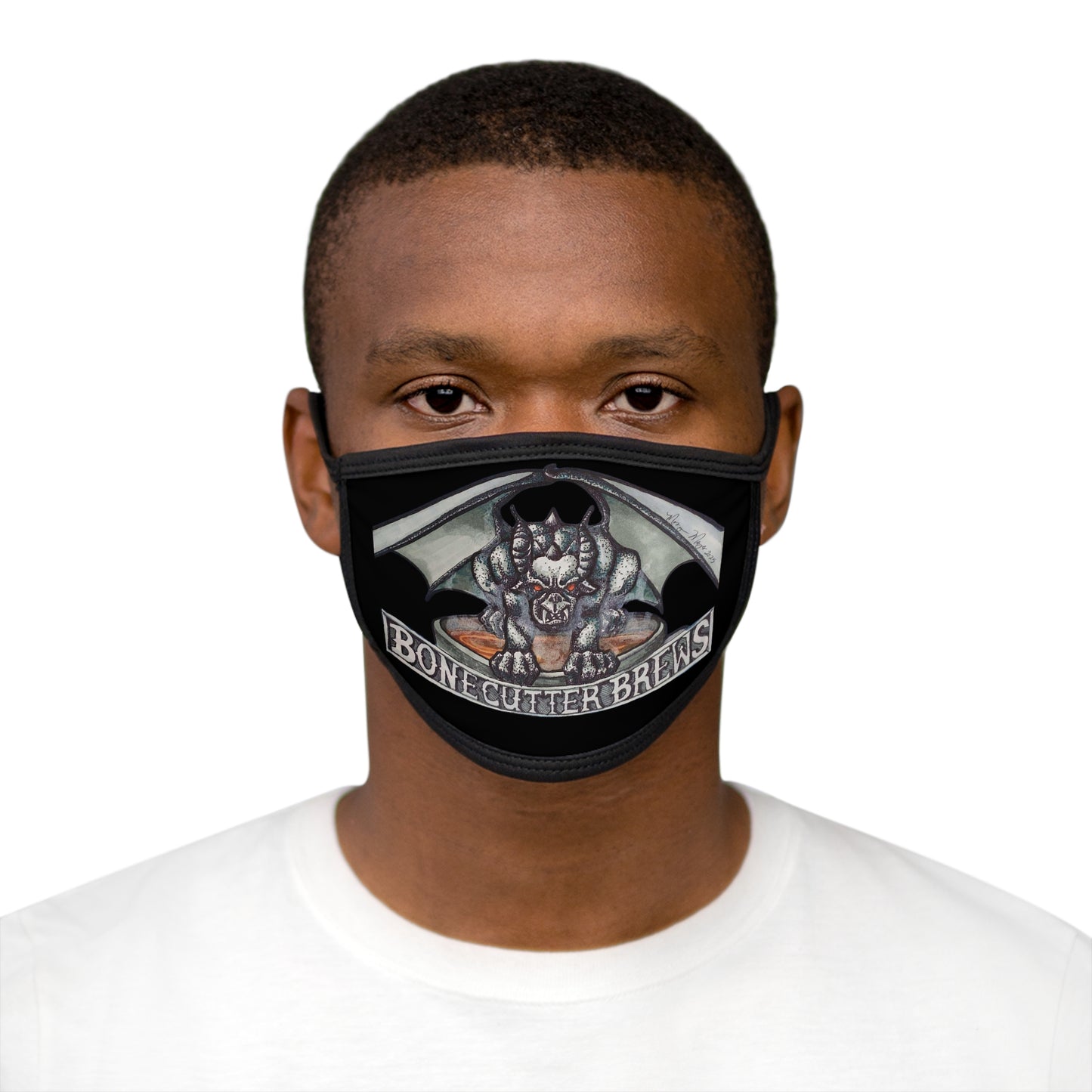 Gargouille Noire Face Mask