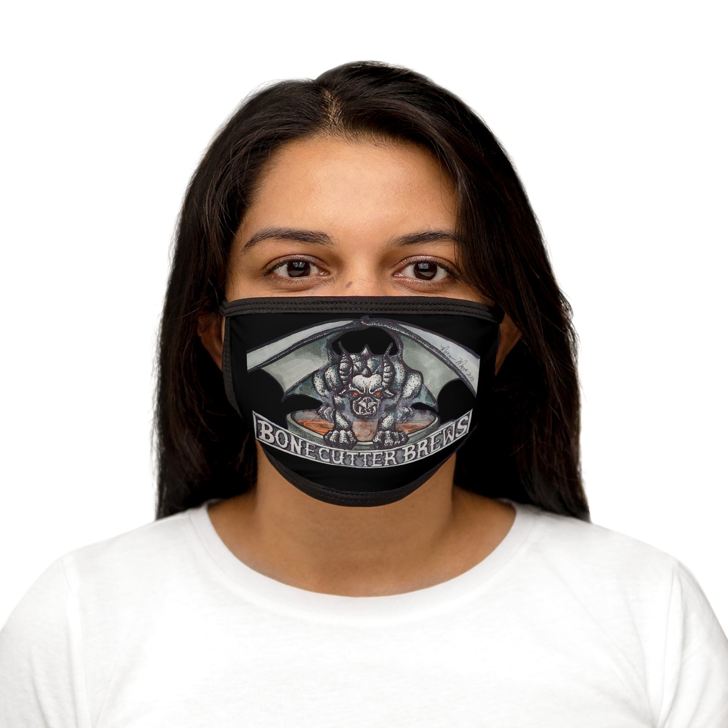 Gargouille Noire Face Mask