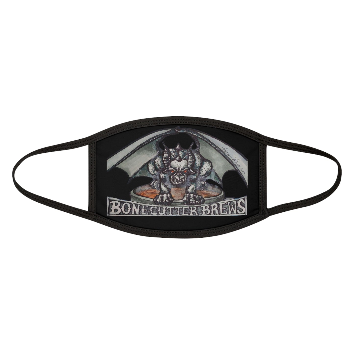 Gargouille Noire Face Mask