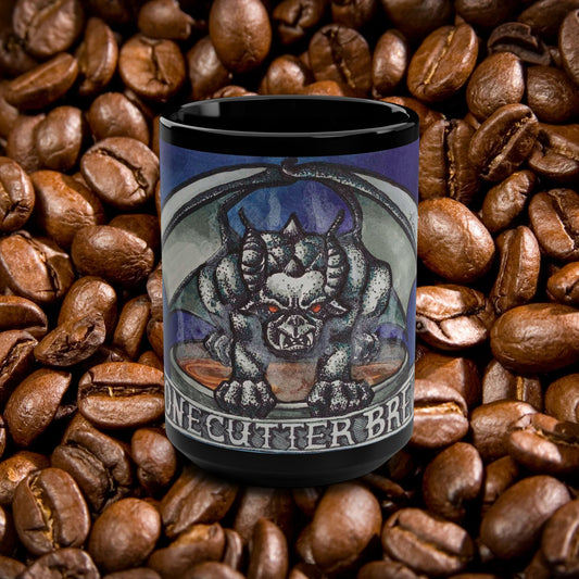 Gargouille Noire Mug, 15oz