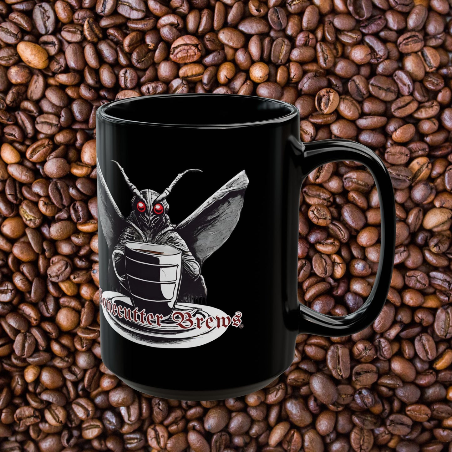 15oz  Mothman Mocha Mug