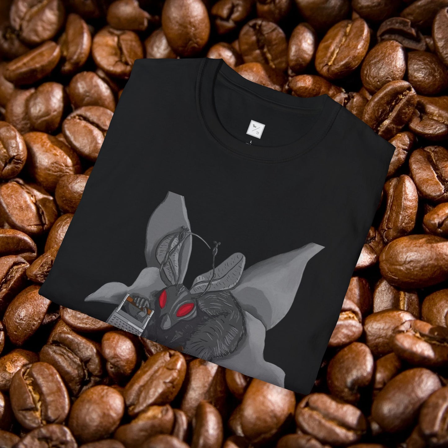 Unisex Mothman Mocha T-Shirt