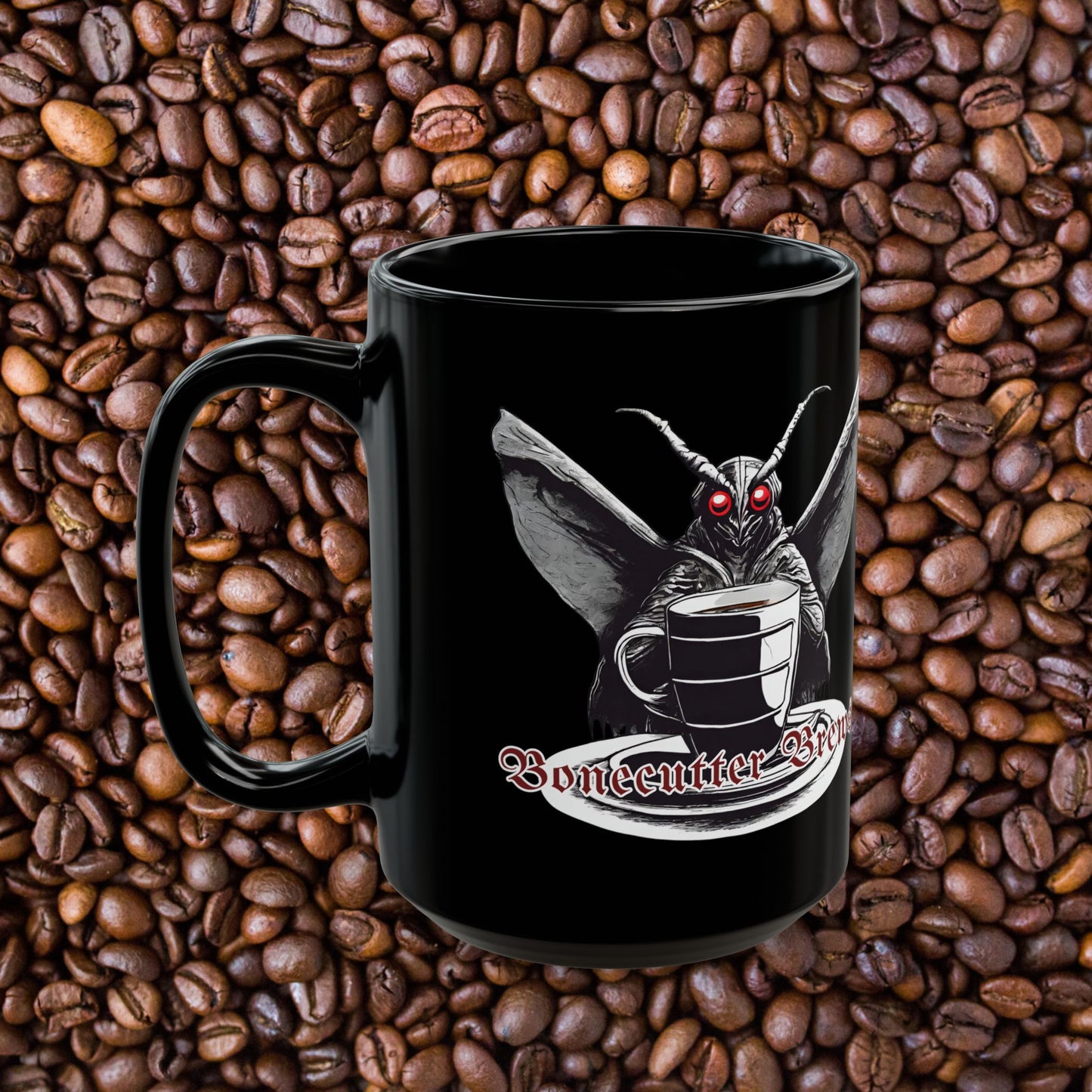 15oz  Mothman Mocha Mug