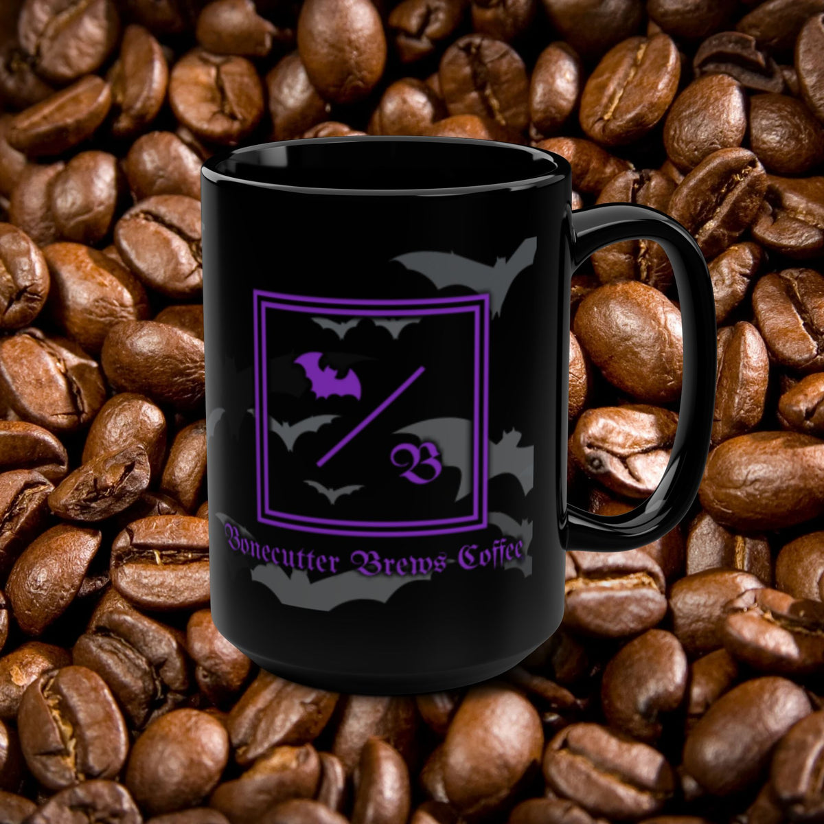 Black Mug, 15oz